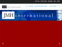 Tablet Screenshot of jmhinternational.com